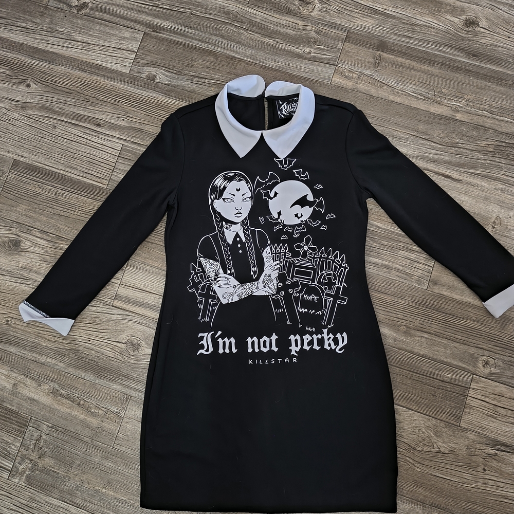 Killstar Tattooed Wednesday Addams Dress